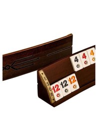 Resim Markafox Cpx Oval Lüx Yüksek Kalite Birinci Sınıf Ağaç Okey Set 