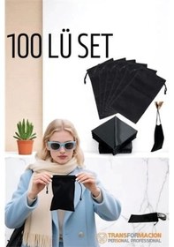 Resim Kumaş Gözlük Kılıfı 50+50 Kılıf+bezli Set Promosyon Gözlük Kılıfı 