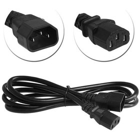 Resim AoGo C13 C14 Dişi Erkek Power Kablosu 1.5 M 