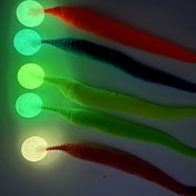 Resim Çok Renkli Kedi Gece Lambası Oyuncak - Esnek Top Işıklı Yeşil Işık, Yumuşak Polyester Böcek Tasarımı İç Mekan Oyunları İçin, Tüm Irklar İçin Elektriksiz Etkileşimli Kedi Oyuncak, Canlı Renkler, Dayanıklı Evcil Oyuncak, Pilsiz 