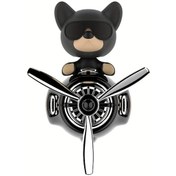 Resim Xuweiwei Dodo Dog Pilot Ayıcık Araç İçi Dekor Figürü Dayanıklı Plastik Sallanan Kafa 