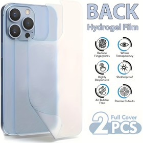 Resim 2 adet for apple for iphone 16 Pro Max 16e 14 13 12 11 Pro Max Plus için Hidrogel Arka Film, Çizik ve Parmak İzi Önleyici, Ultra İnce, Hidrofobik, Doğru Kesimlerle, Manikür, Noel, Cadılar Bayramı, Paskalya, Hanukkah, Şükran Günü, Mezuniyet için 