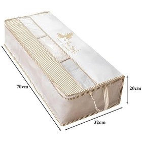 Resim 2 Adet Pencereli Baza Hurç Baza Altı Düzenleyici Hurç 70 32 30 Cm Gri-beyaz 