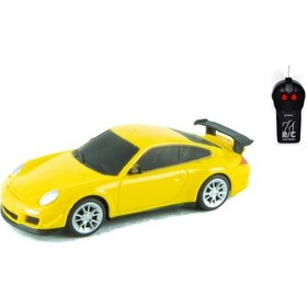 Resim 1:24 Ölçek Uzaktan Kumandalı Spor Araba Yarım Fonksiyon Sarı 