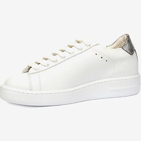 Resim Greyder LAB Kadın Gümüş Hakiki Deri Sneaker Ayakkabı 