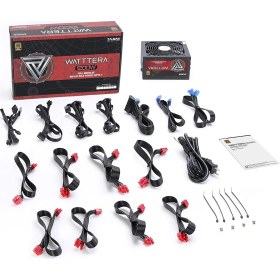 Resim Zalman Wattera ZM1200-EBTII 1200W 80+ Gold 13,5cm Fan Modüler Sessiz Power Supply 