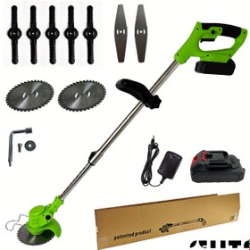 Resim Taşınabilir Lityum Elektrikli Çim Biçme Makinesi 