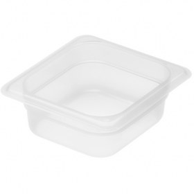 Resim Polipropilen GN Küvet 1/6 - Yarı Saydam - Yükseklik: 65 mm | CAMBRO - (6 adet) 