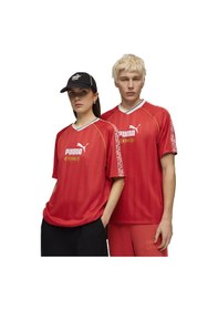 Resim King Relaxed Jersey Unisex Kırmızı Günlük Stil Forma 63256311 Kırmızı 