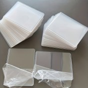 Resim 10 adet Şeffaf PVC Üst Yükleyici Kart Tutucuları - Oyun Kartları için Dayanıklı, Şeffaf Fotoğraf Koruyucuları, Noel, Cadılar Bayramı, Şükran Günü Hediyeleri, Kart Oyunları için İdeal 