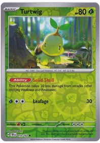 Resim Turtwig Reverse Holo 010/162 - Temporal Forces - Pokemon Kartı Mint 