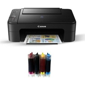 Resim Canon Pixma E3340 Fotokopi + Tarayıcı +wi Fi Airprint Yazıcı + Bitmeyen Kartuş Sistemi 