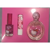 Resim Hello Kitty Hediye Seti Parfüm + Oje + Ruj 
