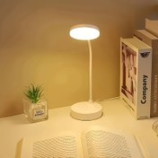 Resim 3 adet/1 adet Beyaz Işık Ev Ofisi Okuma ve Çalışma için - Kaz Ağızlı/3 Seviyeli Karartma Esnek LED Masa Lambası - USB Güçlü, Göz Bakımı Sıcak, Masa Işığı, Anahtarlı 