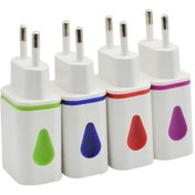 Resim Yüksek Kaliteli Çift Usb Şarj Cihazı Ab/abd Tak Adaptörü Duvar Hızlı Şarj Cihazı İphone Uyumlu Hızlı Şarj Taşınabilir Cep Telefonu Seyahat Şarj Cihazı 