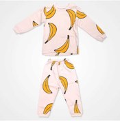 Resim MY ANGEL HOME Muz Baskılı Bebek Pijama Takımı Pembe ANGL86136074 