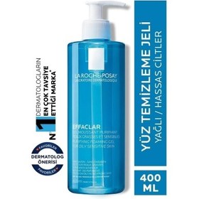 Resim La Roche Posay Effaclar Siyah Nokta Görünümü ve Parlama Karşıtı Yüz Temizleme Jeli 400ml 