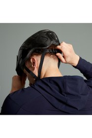 Resim Decathlon Rockrider Rockrider Expl 50 Unisex Siyah Dağ Bisikleti Kaskı 