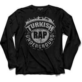 Resim Kendim Seçtim Turkısh Rap Underground Türkçe Rap Uzun Kollu Tişört Baskılı Çocuk T-Shirt 