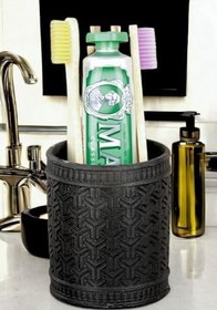 Resim STAR MASTER Diş Fırçası Kabı Diş Fırçalığı Fırçalık Model 4 Smdisfircalikm4Siyah 