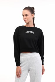Resim WL 16KUTAN BTS799 5PR Siyah Kadın Sweatshirt 