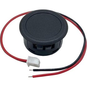 Resim Yuvarlak Voltmetre Dc 4-100V Karavan Motosiklet Için Uygun 