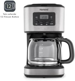 Resim Homend Coffeebreak 5006h Otomatik Zaman Ayarlı XL (12 Fincan) Filtre Kahve Makinesi 