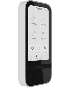 Resim Ajax Keypad Touchscreen Kablosuz Tuş Takımı - Beyaz 