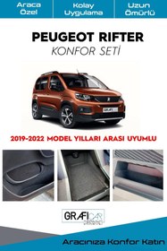 Resim GRAFİCAR Peugeot Rifter Konfor Seti-iç Trim Kumaş Kaplama-ses Izolasyon Amaçlı Kaplama / 2019-2022 Uyumlu 