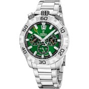 Resim Festina F20743/2 Quartz Çelik Gri Yeşil Kadran 10 Atm 45 mm Erkek Kol Saati 