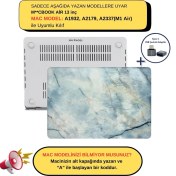 Resim McStorey Macbook Air M1 Kılıf 13inç A1932 A2179 A2337 ile Uyumlu Marble11NL 
