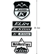 Resim Bm R1200gs/adv Klim Yansıtıcı Etiket Dekoratif Kask Sticker Seti B-76 