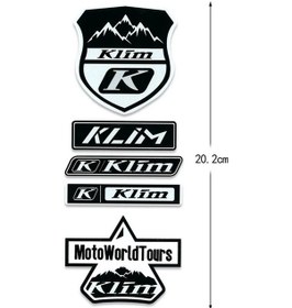 Resim Bm R1200gs/adv Klim Yansıtıcı Etiket Dekoratif Kask Sticker Seti B-76 