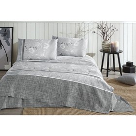 Resim Özdilek Floretta Flor Blanca Çift Kişilik Pike Takımı 388449 Gri 