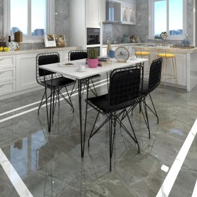 Resim Knsz masa sandalye takımı hem75mazlum byzsyh 100*070 sm 4 sandalye syhsyh sırt minderli 