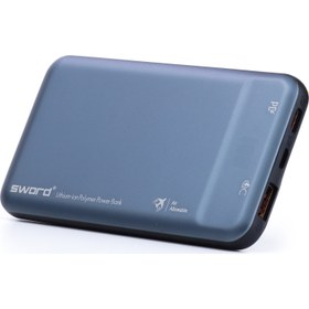 Resim Sword 10F53 10.000Mah Gray Hızlı Şarj Powerbank 
