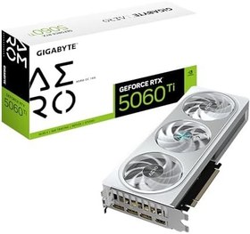 Resim GIGABYTE VGA NVIDIA 16GB GDDR7 RTX5060TI AERO OC GV-N506TAERO OC-16GD 