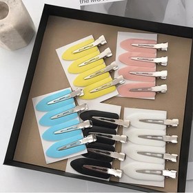 Resim 4 adet Salon Dikişsiz Profesyonel Saç Tokası Stil Saç Bakımı Güzellik Makyaj Araçları Saç Tokaları Kadınlar için Stil Kıyafetleri 