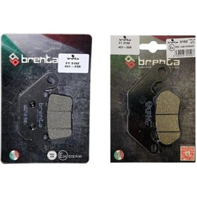 Resim Brenta Yamaha N-max 125 Ön ve Arka Fren Balata Takım Brenta BR34 