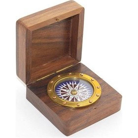 Resim Kutulu Pirinç Pusula 