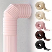 Resim 2m x 8cm Kendinden yapışkanlı Su Geçirmez Ses Geçirmez Boru Anti-dondurma Yalıtım Dekoratif Bant, Kış Anti-dondurma Açık Boru Yalıtım Malzemesi Servis Boru Yalıtımı, Banyo Mutfak Kanalizasyon için Uygun, Beyaz Siyah Gri Pembe 