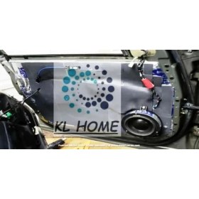 Resim Kl Home 6mm- 100X100CM=1M2 Kendinden Yapışkan Kauçuk Oto Ses Yalıtımı Oto Karavan Tekne Ses Yalıtımı 