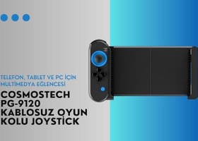 Resim PG-9120 Kablosuz Mobil ve Tablet Oyun Kolu Gamepad Controller, Android Uyumlu 
