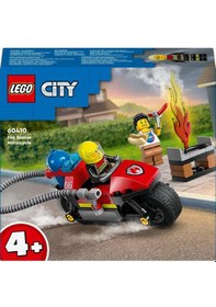 Resim LEGO® City İtfaiye Kurtarma Motosikleti 60410 4+ Yaratıcı Oyuncak Yapım Seti - 57 Parça 