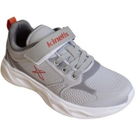Resim Kinetix Erkek Çocuk Siyah Gri Cilt Çırtlı Sneaker Spor Yürüyüş Ayakkabısı 001 