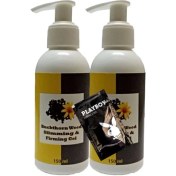 Resim Buğz Buck Thorn Weed Slimming Bacak Bel Bakım Masaj Kremi 2X150 ml + 1 Adet Jel ile 