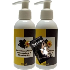Resim Buğz Buck Thorn Weed Slimming Bacak Bel Bakım Masaj Kremi 2X150 ml + 1 Adet Jel ile 