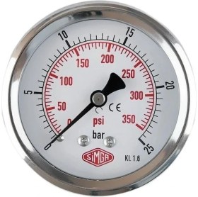 Resim Ø63 mm Pano Tip Kuru Manometre, 0-60 Bar Ölçüm Aralığı ile Güvenilir Kullanım 