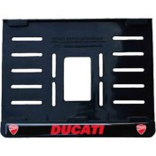 Resim Ducatı Plastik Kırılmaz Motosiklet Plakalık 