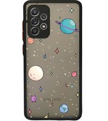 Resim mooodcase Samsung A72 Uyumlu Kamera Lens Korumalı Gezegenler Desenli Lüx Telefon Kılıfı 